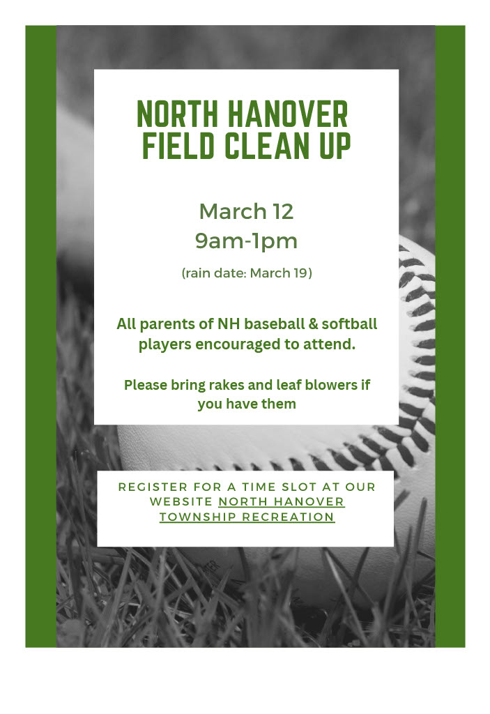Field Cleanup March 12